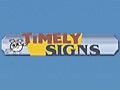 Timely Signs - logo